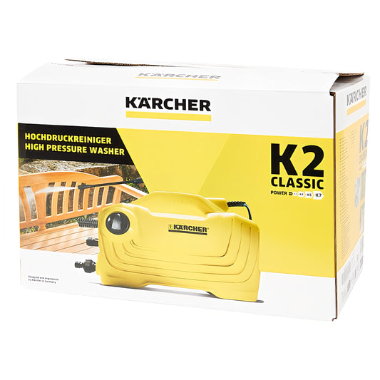 Kärcher Hochdruckreiniger K2 Classic Limited Edition 1.400 W mit praktischen Zubehör max. 110 bar 360 l/h