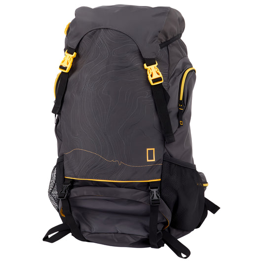 Trekkingrucksack National Geographic 50 l - einstellbares ergonomisches Tragegestell Hüftgurt  Reiserucksack Wandern Tracking Bergsteigen Daypack