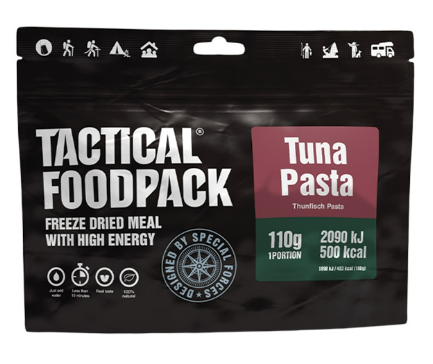 Tactical Foodpack Tuna Pasta - Taktische Notfallnahrung für Spezialkräfte in Krisensituationen