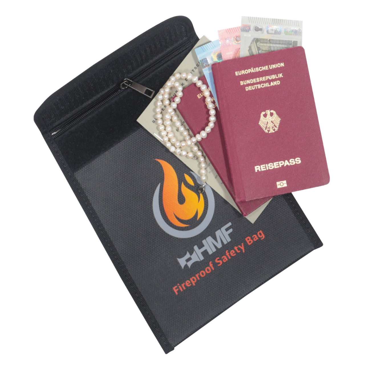 HMF Feuerfeste Dokumententasche, Brandschutztasche, LiPo Tasche, LiPo Guard Safe - Selbstschutz-Deutschland 