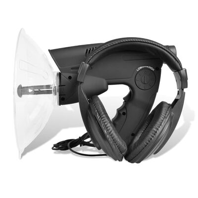 Parabol-Richtmikrofon mit Visierung und Kopfhörer - Selbstschutz-Deutschland 